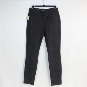 Hilary Radley Women's Charcoal Slimming Fit Ponte Pants Size Small NWT
